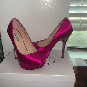 💖Gorgeous!💖 Steve Madden Fuchsia Platform Heels